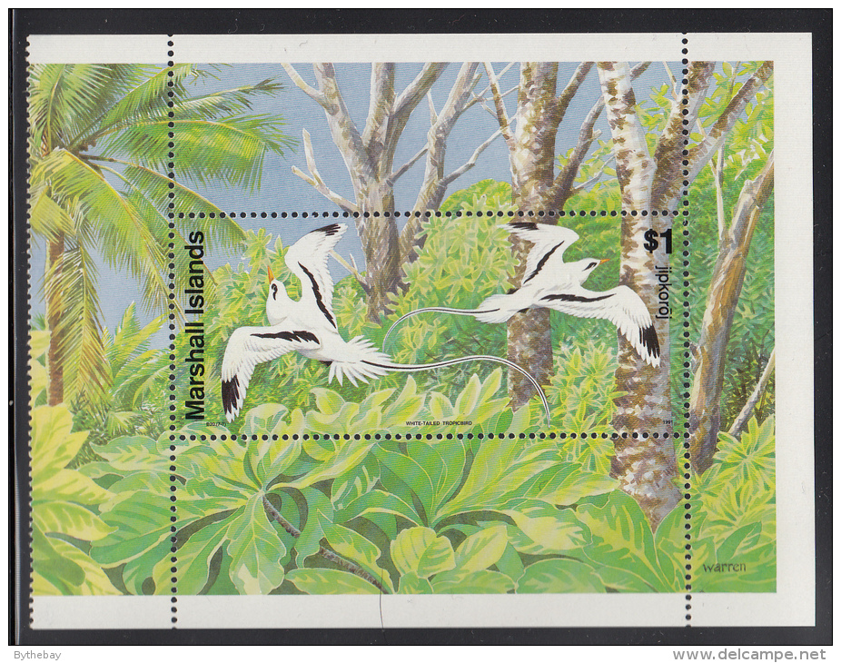 Marshall Islands MNH Scott #406 $1 White-tailed Tropicbird - Marshall