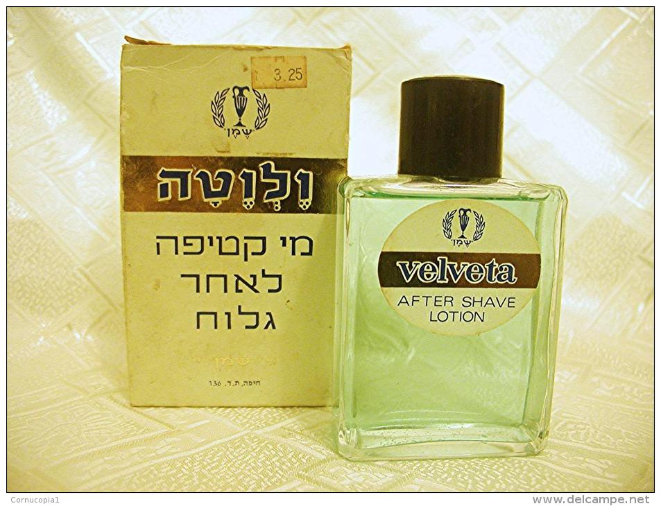 Vintage VELVETA By Shemen, Haifa 120 Ml After Shave Lotion Israel - Hombre