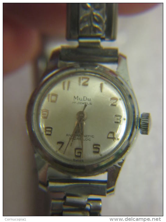 Vintage Mudu 17 Jewels Ladies Mechanical Watch Swiss Made - Watches: Old