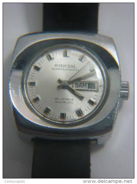 VINTAGE MIREXAL SUPER AUTOMATIC DAY/DATE WATCH - Horloge: Antiek