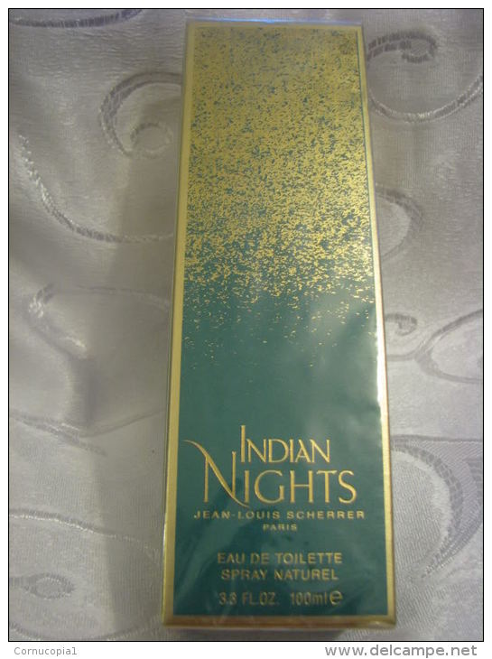 Vintage INDIAN NIGHTS Jean-Louis Scherrer 3.3 Oz / 100 Ml EDT Sealed - Femme