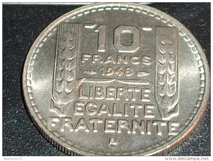 10 Francs Type  Turin Petite  Tête 1948 B - Autres & Non Classés