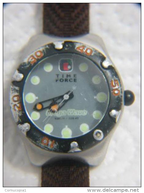 TIME FORCE MEGA WAVE 10ATM/330FT ITALIAN DESIGN WATCH - Horloge: Antiek