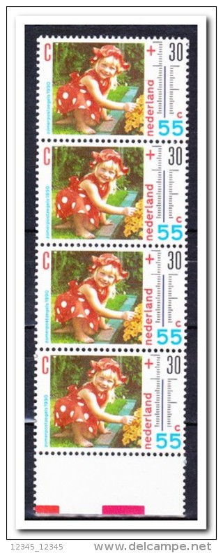 Nederland 1990 Postfris 1444 P - Plaatfouten En Curiosa