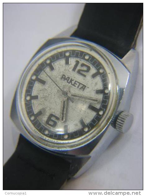 1960´S EARLY RAKETA WIND UP RUSSIAN GENT´S WATCH - Horloge: Antiek