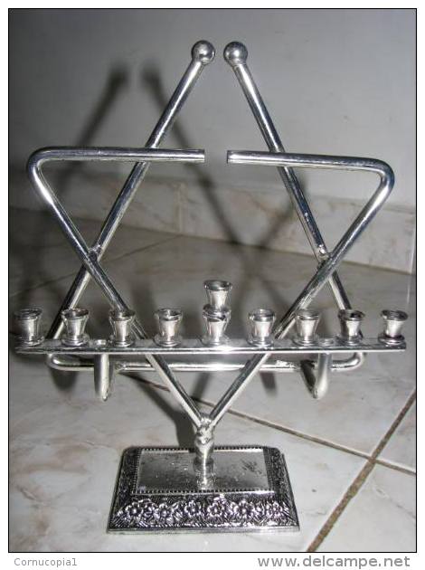 \""STAR OF DAVID\" HANUKKAH LAMP BY AMY ISRAEL - Religión & Esoterismo