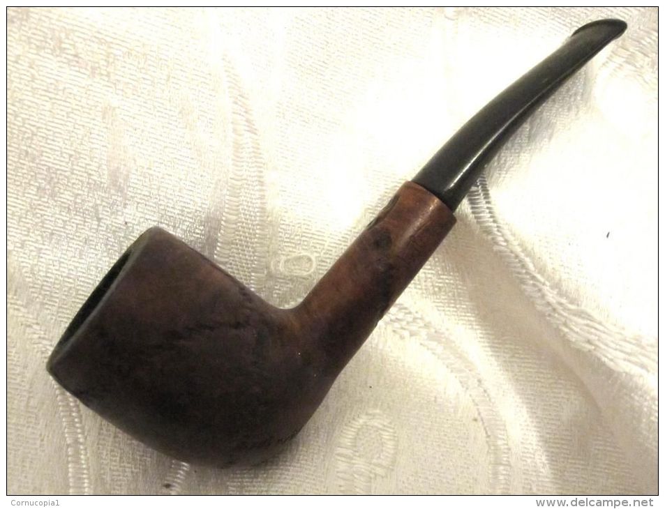 \""SHALOM\" BEAUTIFUL VINTAGE TOBACCO SMOKING PIPE ISRAEL - Heather Pipes