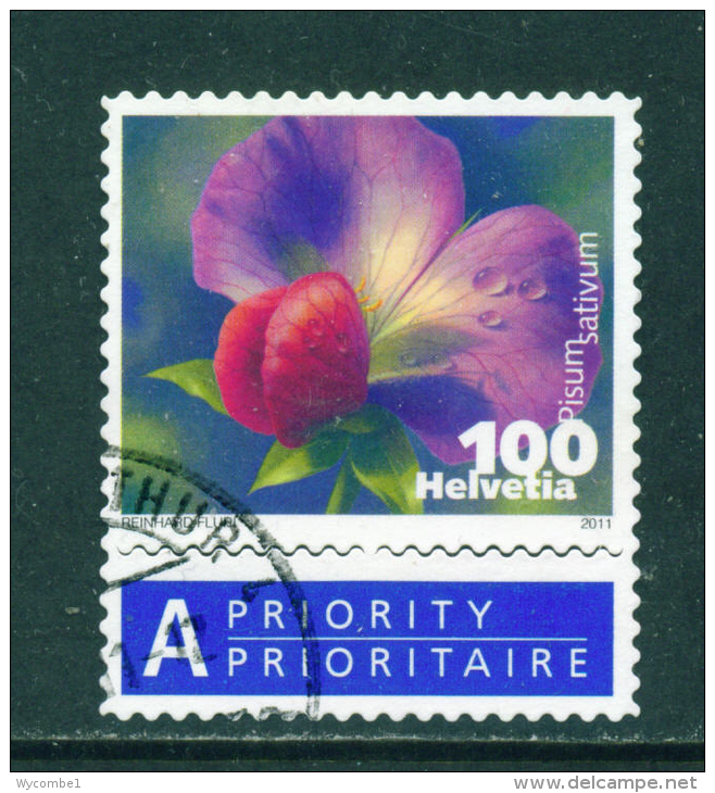 SWITZERLAND - 2011  Flowers  1f  Used As Scan - Used Stamps