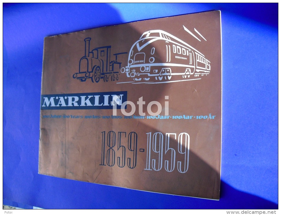 1959 MARKLIN TRAIN CATALOGUE - Other & Unclassified