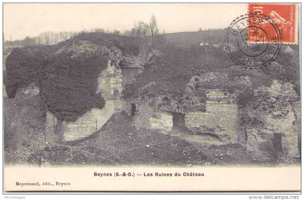 BEYNES - Les Ruines Du Château - Beynes