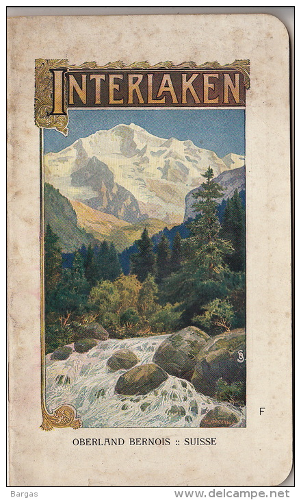 Suisse Belle Brochure Interlaken Et Environs Oberland Bernois - Turismo