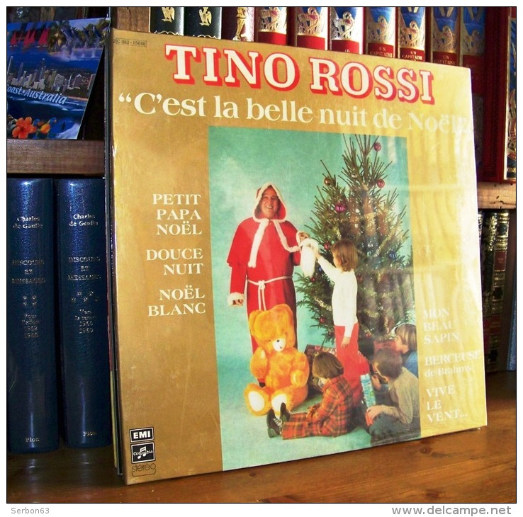 33 TOURS VINYLE NEUF SOUS BLISTER 1978 TINO ROSSI C'EST LA BELLE NUIT DE NOEL MON BEAU SAPIN EMI COLUMBIA VIVE LE VENT P - Chants De Noel