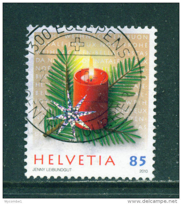 SWITZERLAND - 2010  Christmas  85c  Used As Scan - Used Stamps