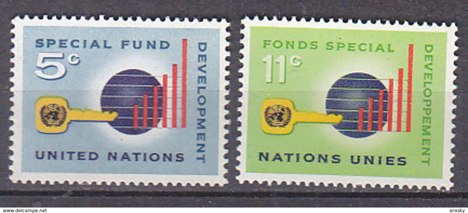 H0084 - ONU UNO NEW YORK N°133/34 ** ECONOMIE - Neufs