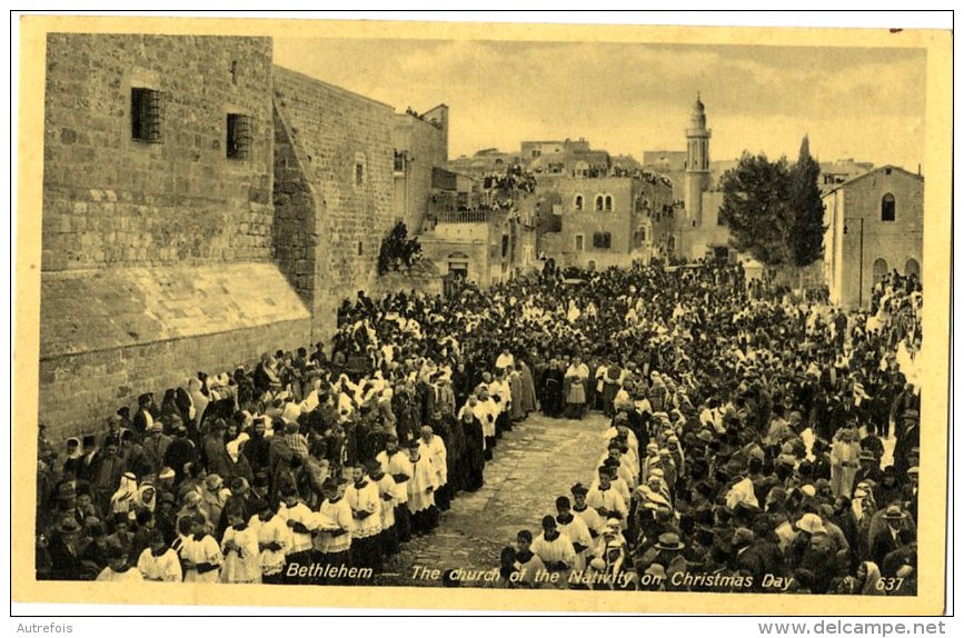 JORDANIE BETHLEHEM THE CHURCH OF THE NATIVITY ON CHRISTMAS DAY - Jordanie