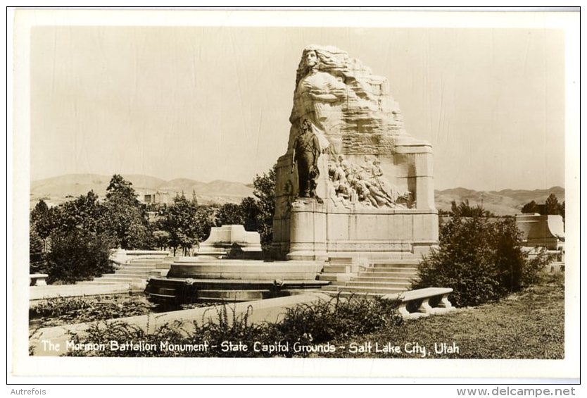 ETATS UNIS THE MORMON BATTALION MONUMENT STATE CAPITOL GROUND  SALT LAKE CITY UTAH - Salt Lake City