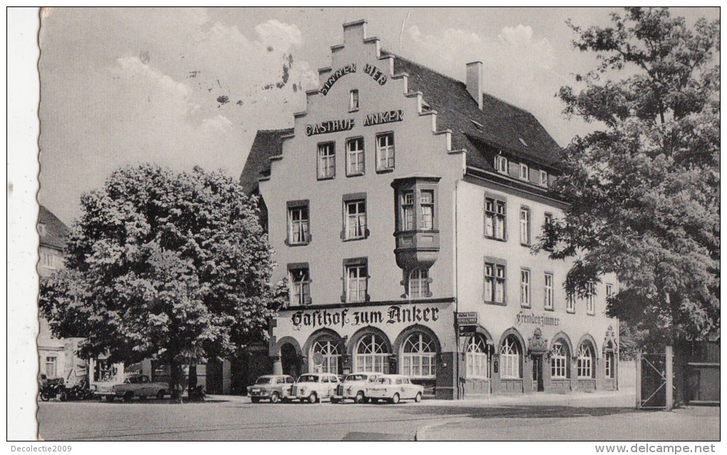 BF2378 Karlsruhe Gasthof Zum Anker  2 Scans - Karlsruhe