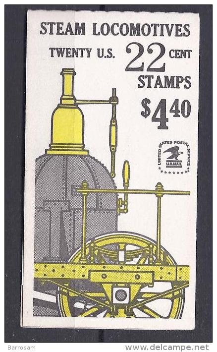 UnitedStates1987:STEAM ENGINES Mnh** - 1981-...