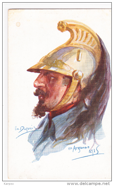 CPA - ÉMILE DUPUIS -  COLLECTION "NOS POILUS " - ARGONNE 1915 - Dupuis, Emile