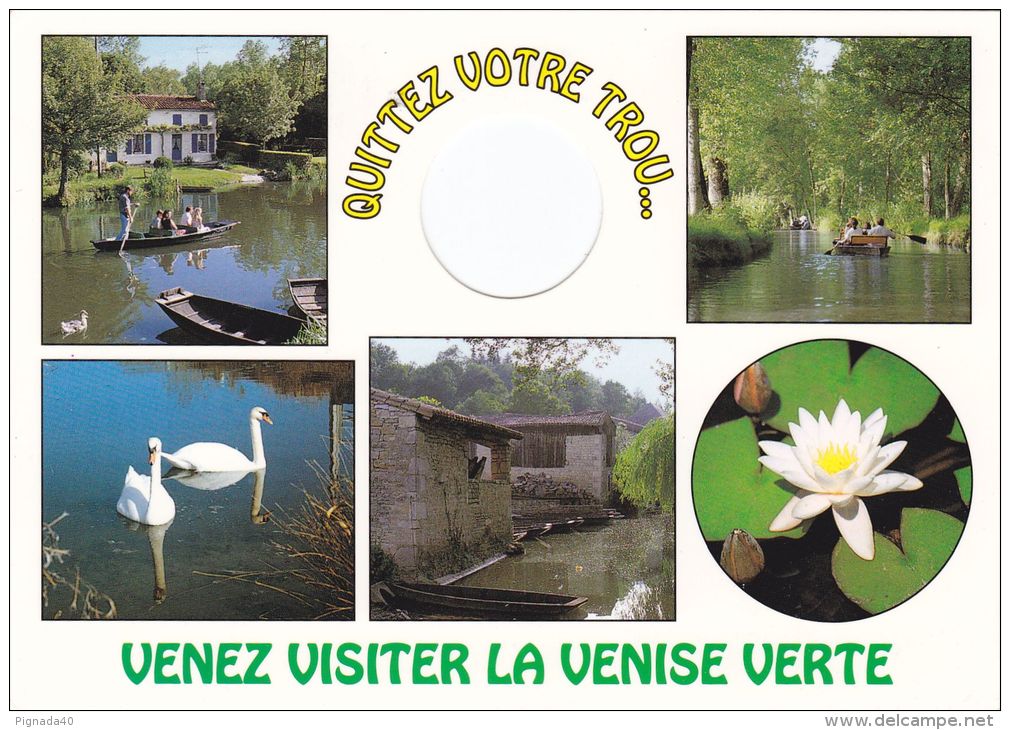 Cp , RÉGIONS , POITOU-CHARENTE , La Venise Verte - Poitou-Charentes