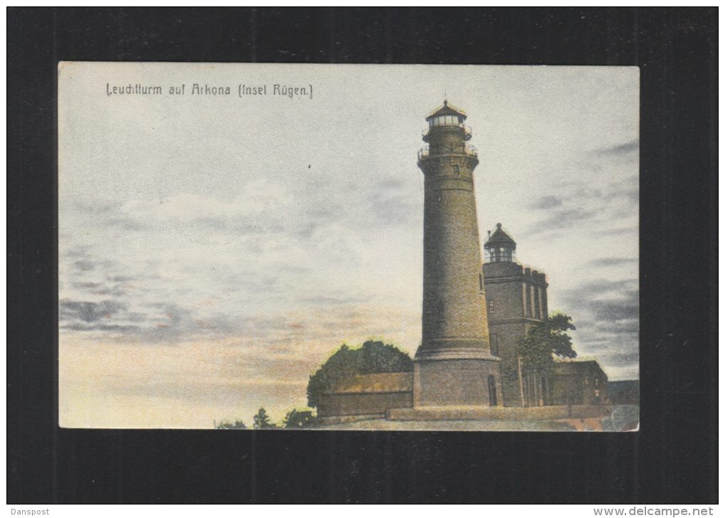 AK Leuchtturm Auf Arkona Insel Rügen 1908 - Lighthouses