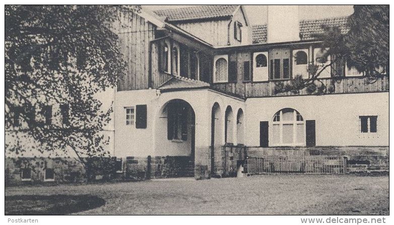 ALTE POSTKARTE BURGHAUN KREIS HÜNFELD HEINRICH KAUFMANN LEBENSMITTEL Cpa Postcard Ansichtskarte AK - Huenfeld