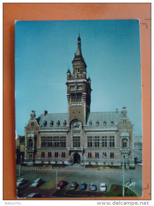 V09-59-nord--dunkerque-hotel De Ville Place Charles Valentin---voiture- - Dunkerque