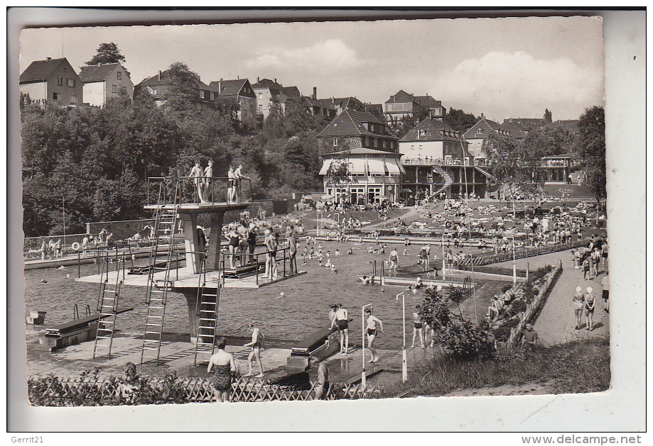 5620 VELBERT, Freibad Im Herminghauspark, 1956 - Velbert