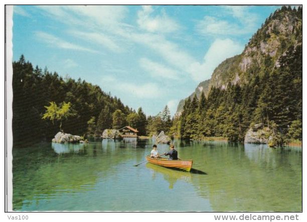 CPA KRAMSACH- MOUNTAINS, LAKE, BOAT - Kufstein