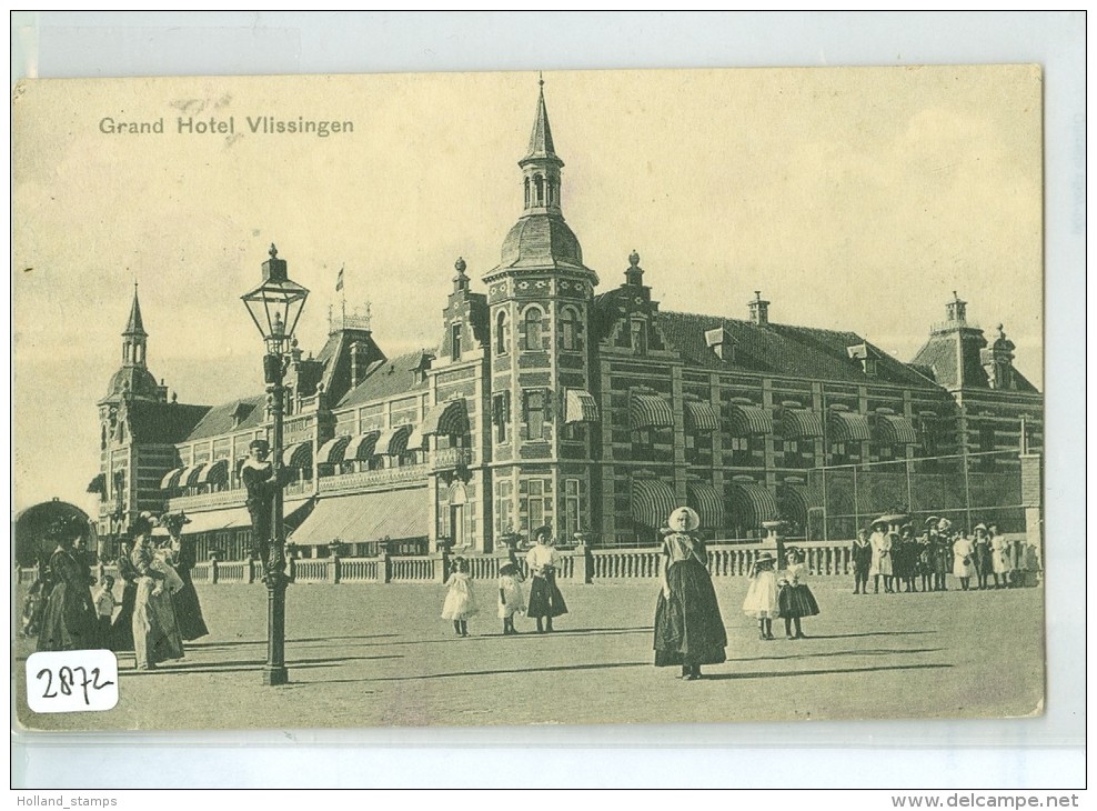 VLISSINGEN * GRAND HOTEL * ANSICHTKAART * CPA * GELOPEN IN 1915 VAN VLISSINGEN Naar DE BILT (2872) - Vlissingen