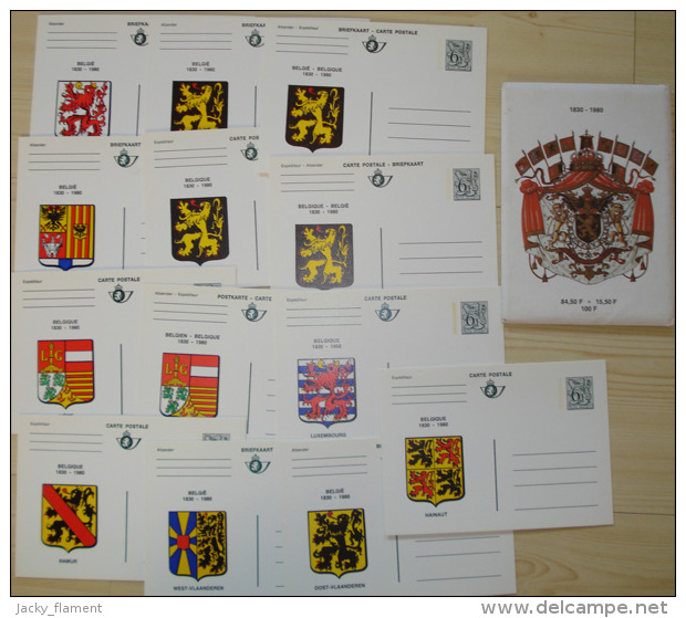 Belgique - Série De 13 Cartes Postales "150e Ann. Indépendance" - CA15 à 27 (**) - Bandes Dessinées