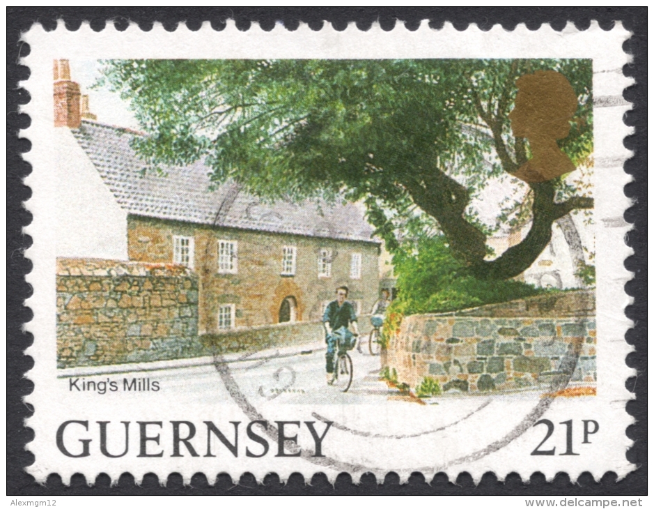 Guernsey, 21 P. 1991, Sc # 453, Mi # 516A, Used - Guernesey