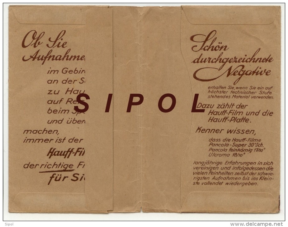 Pochette Photographie Années 1950  E Schell Wesserling 68 Années  1939/45 Publicité En Langue Allemande - Supplies And Equipment