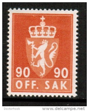 NORWAY    Scott  # O 79*  VF MINT HINGED - Oficiales