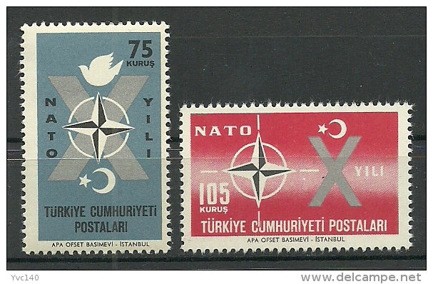 Turkey; 1962 10th Anniv. Of Turkey's Admission To NATO (Complete Set) - NATO