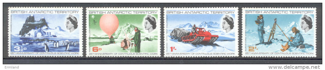 British Antarctic Territory - BAT - 1969 - Michel Nr. 20 - 23 ** - Nuevos