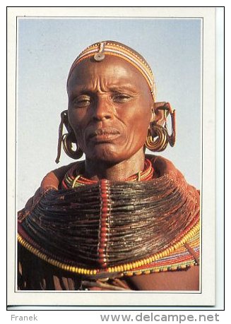 KEN005 - KENYA - Femme Samburu, En Costume Traditionnel - Kenya