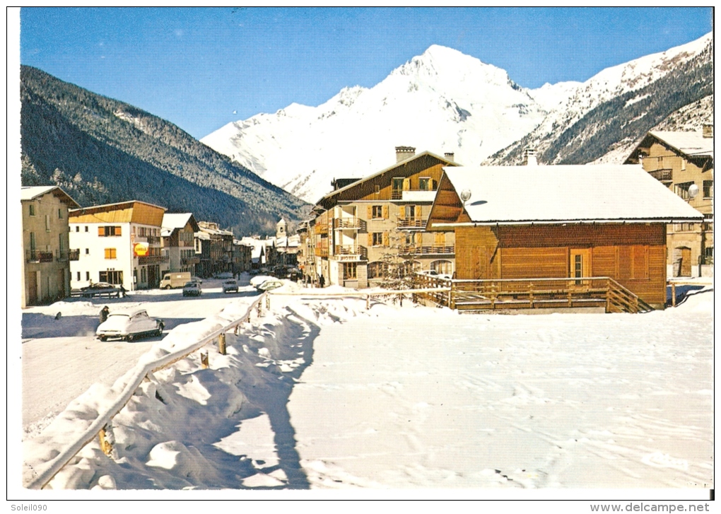 CP  74  VAL- CENIS   -  LANSLEBOURG    La   Station , Au  Fond  La  Dent   Parrachée - Val Cenis