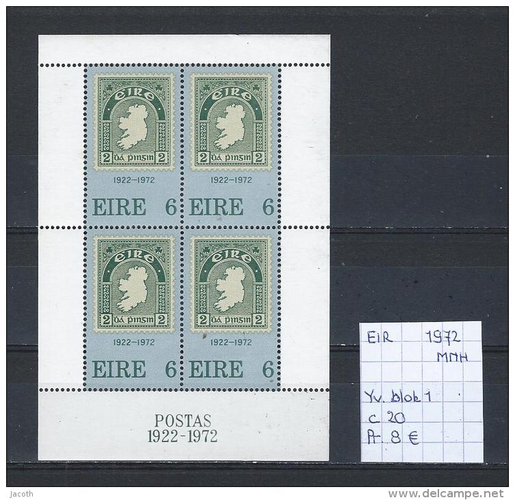 Ierland 1972 - Yv. Blok 1 Postfris/neuf/MNH - Hojas Y Bloques