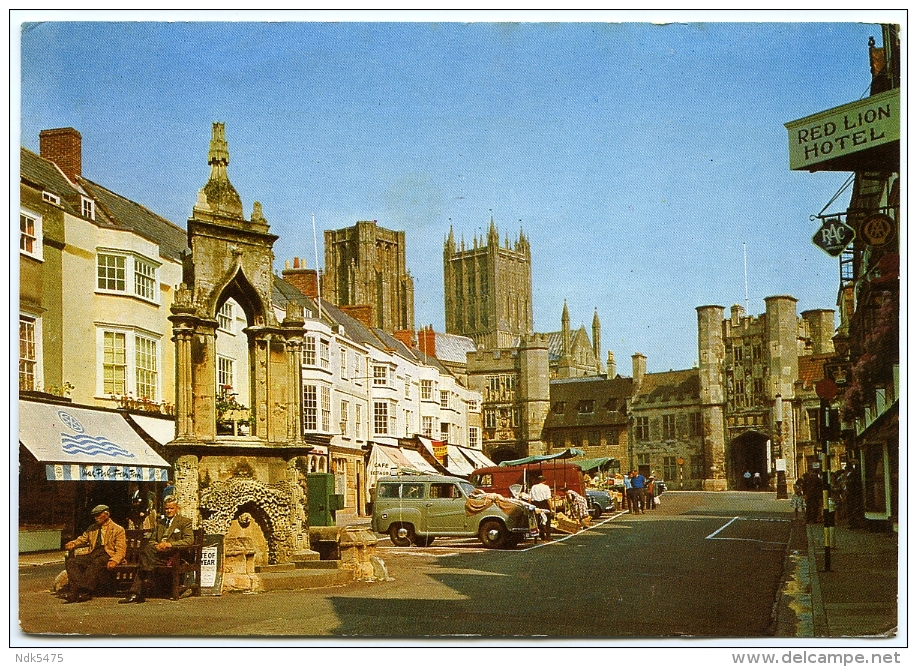 WELLS : THE MARKET PLACE (10 X 15cms Approx.) - Wells