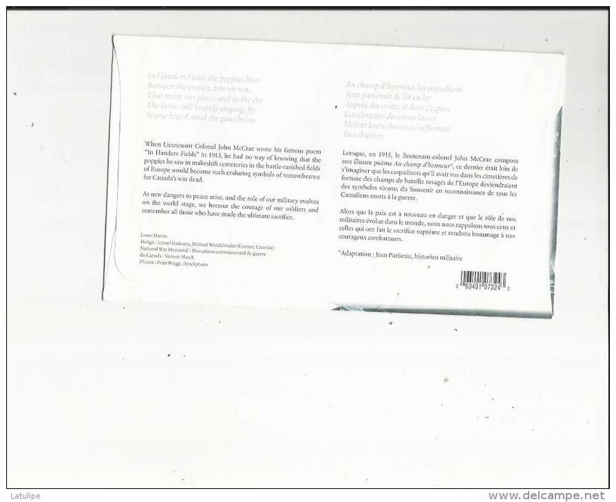 Enveloppe  Timbrée  Du 1er Jour D'Emission A Ottawa On  Le 19 10  2009 - Commemorative Covers