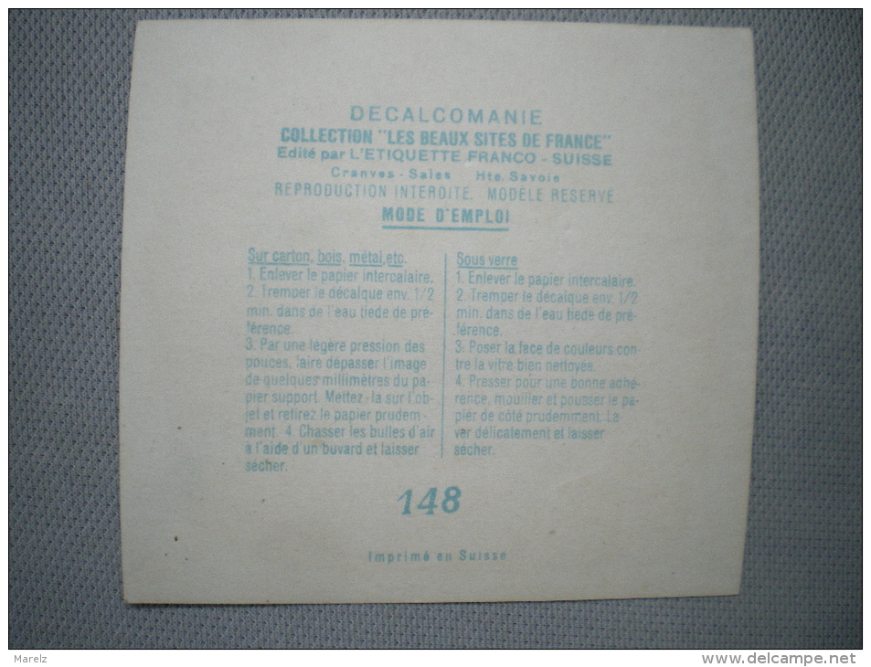 Grande Décalcomanie ; Armoiries, Blasons : (73) Savoie, Haute-Savoie, Cranves-Sales (74) - Altri & Non Classificati