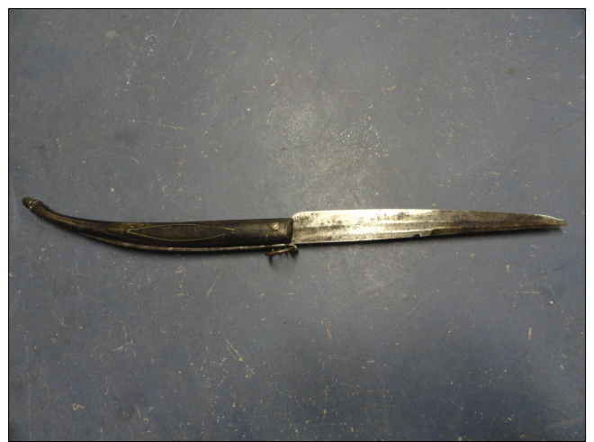 2ème grand couteau pliant Navaja modèle très ancien
