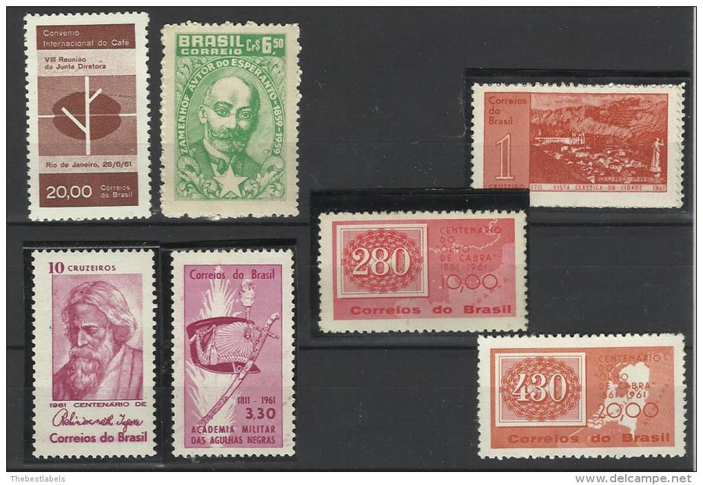 BRASIL  LOT.  1961 - Oblitérés