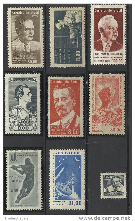 BRASIL  LOT.  1963 - Used Stamps