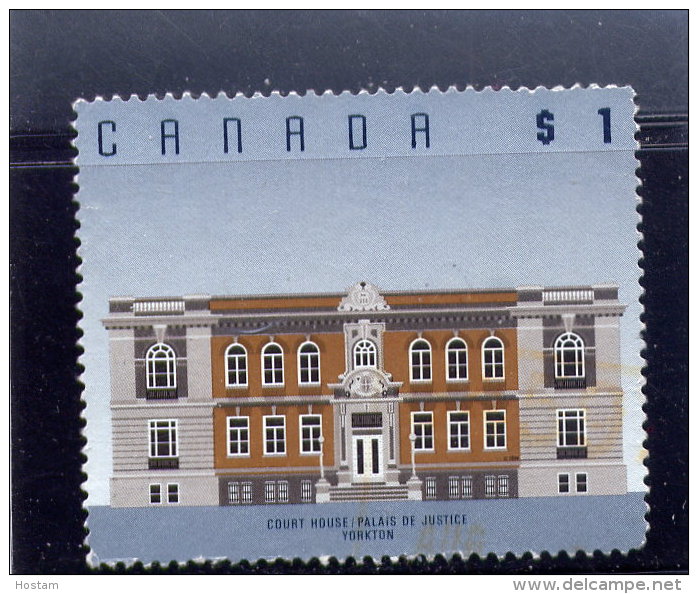 CANADA, 1994. USED # 1375,  COURT HOUSE , YORKTON SK ,  USED - Oblitérés