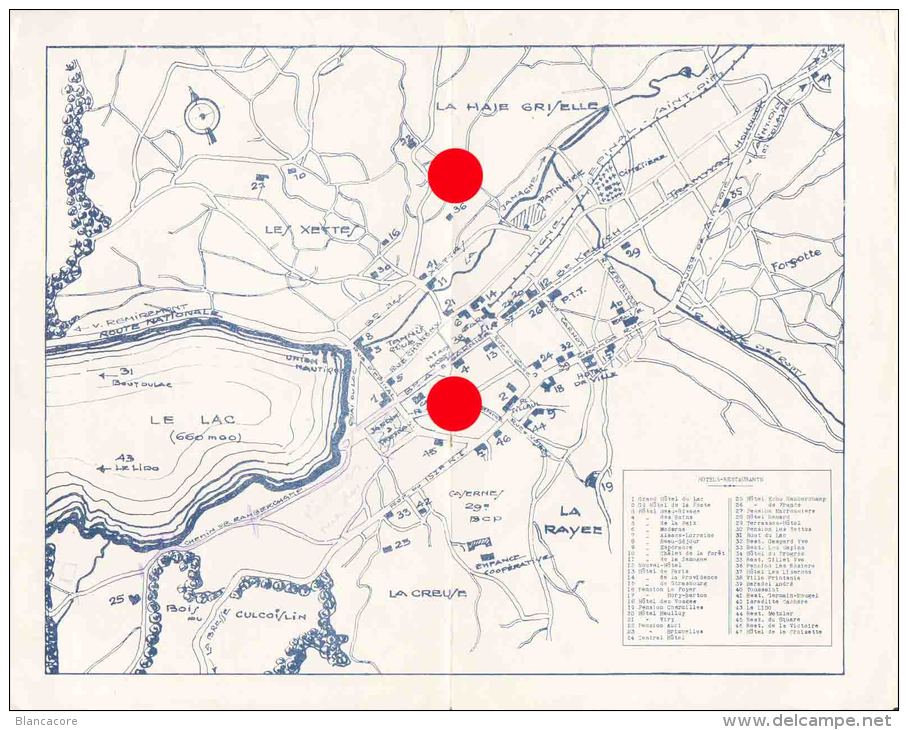 GERARDMER Carte Plan - Autres Plans