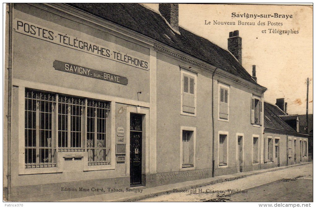 SAVIGNY SUR BRAYE - Le Nouveau Bureau Des Postes Et Télégraphes Belle Grille Façade De La Poste - Autres & Non Classés