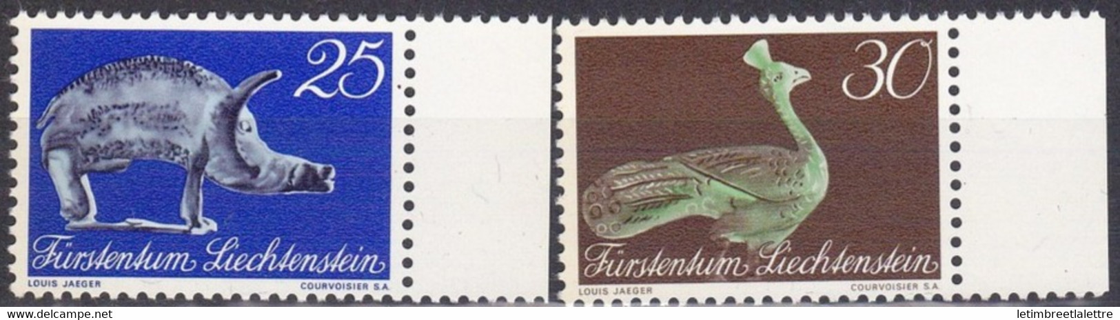 ⭐ Liechtenstein - YT N° 484 Et 485  ** - Neuf Sans Charnière ⭐ - Unused Stamps