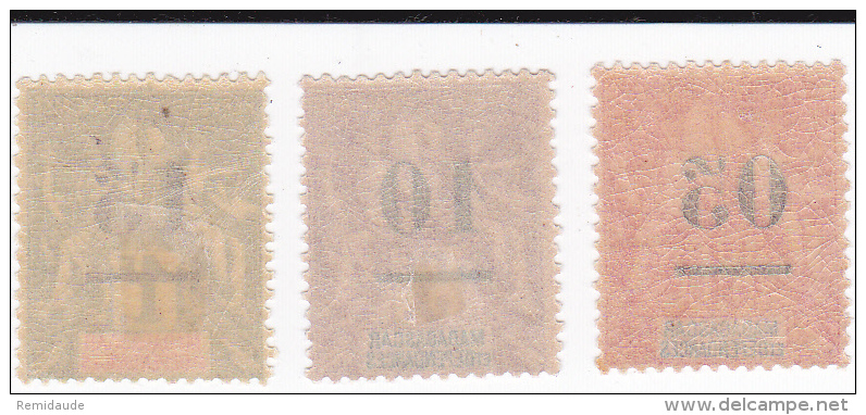 MADAGASCAR - GROUPE - YVERT N° 48/50 * MLH - COTE 2022 = 59.5 EUROS - Neufs